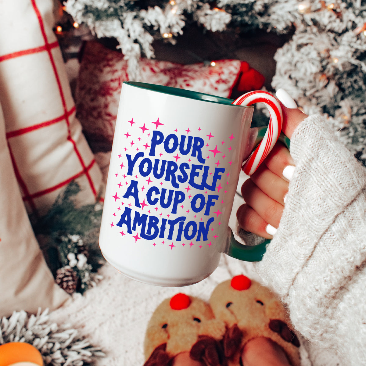 Taza «Sírvete una taza de ambición»