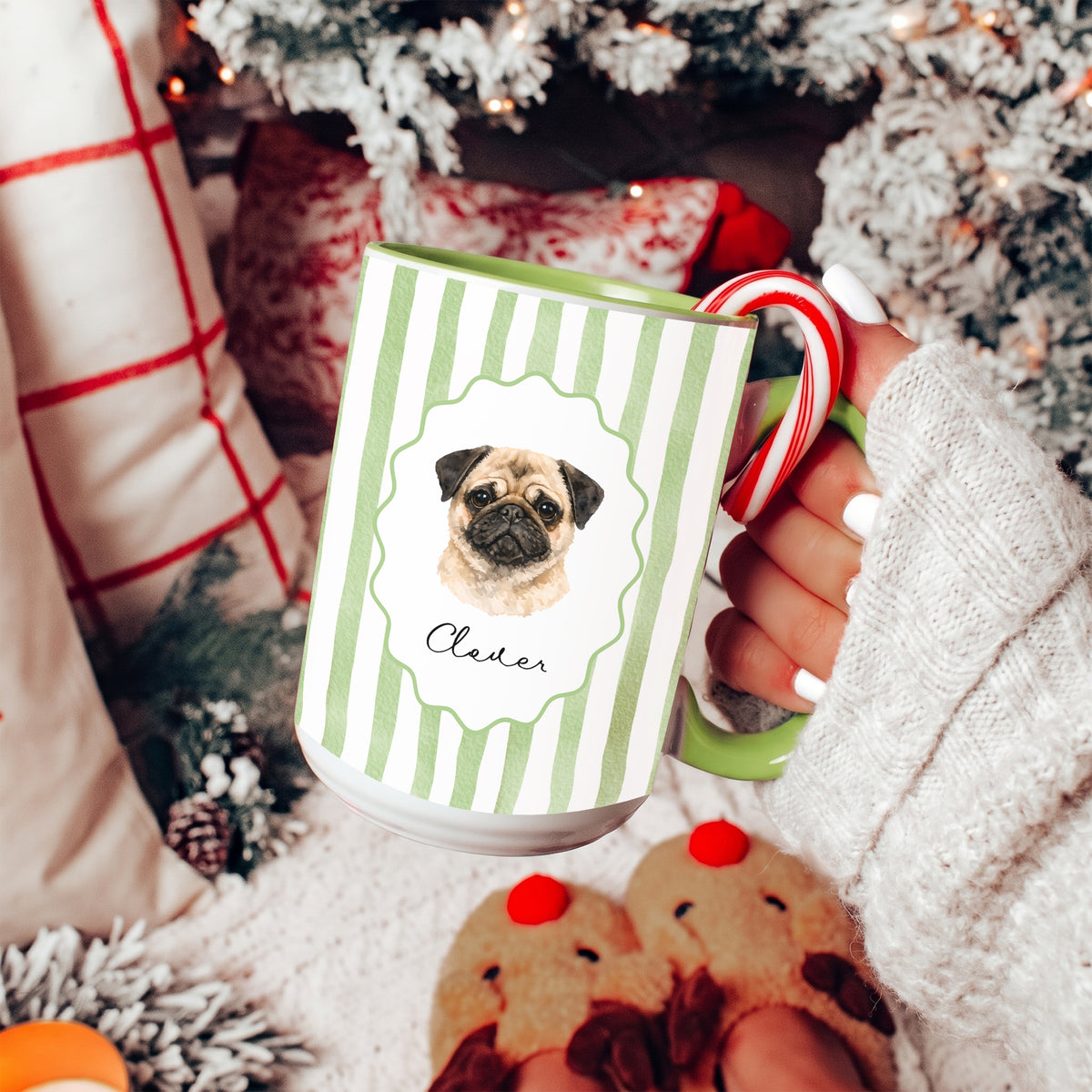 Taza personalizada con foto de perro o gato
