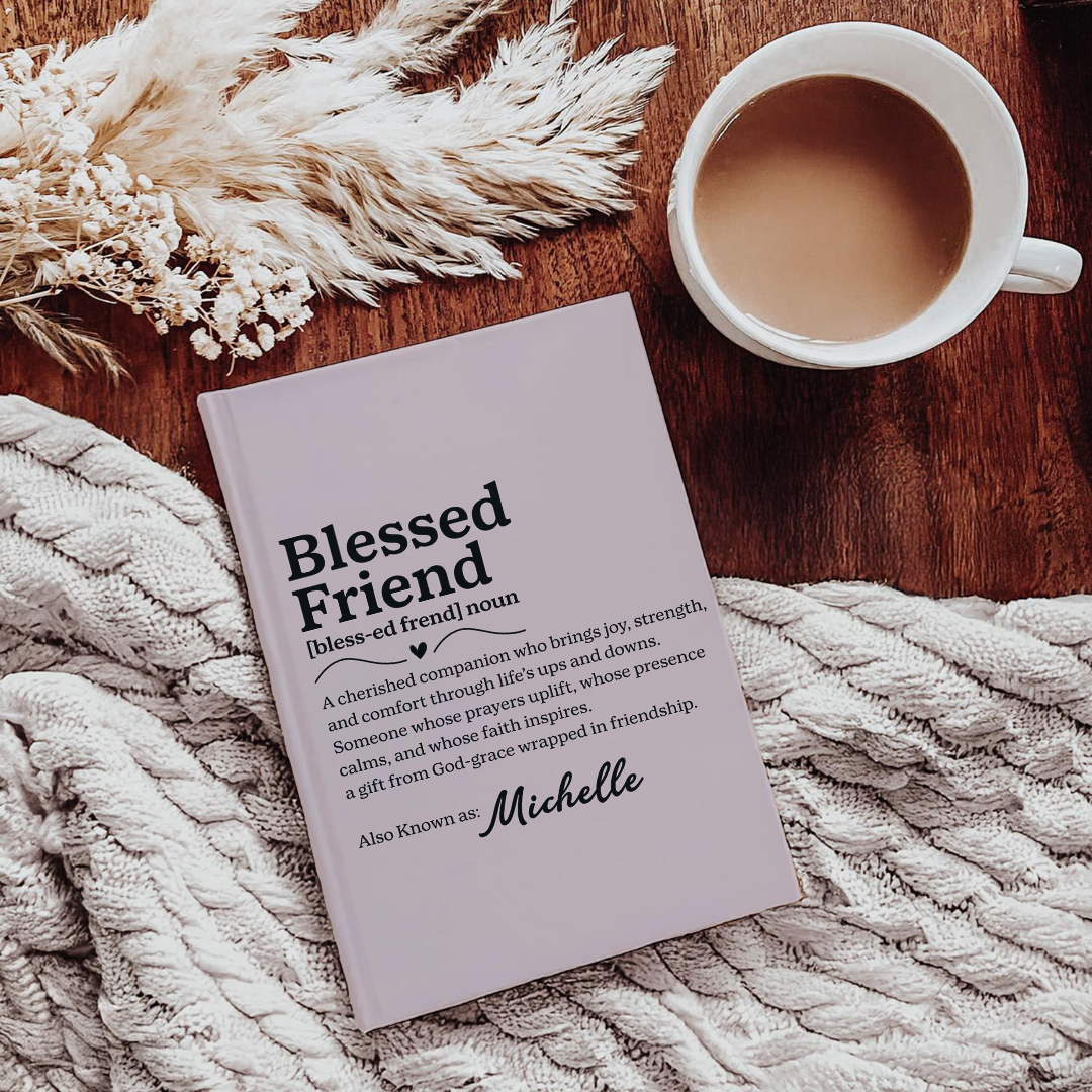 Personalized Blessed Friend Journal