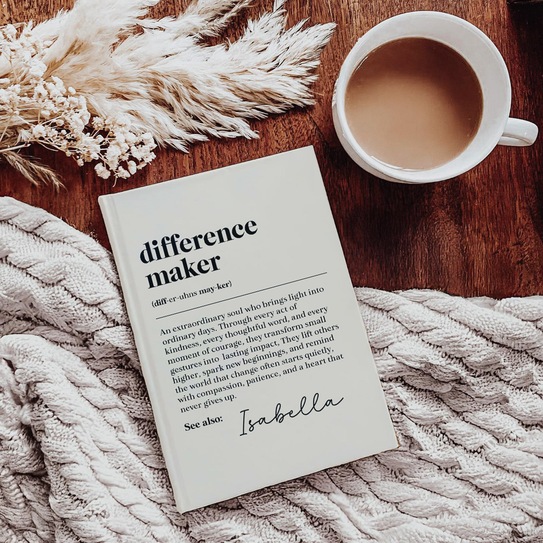Personalized Difference Maker Journal
