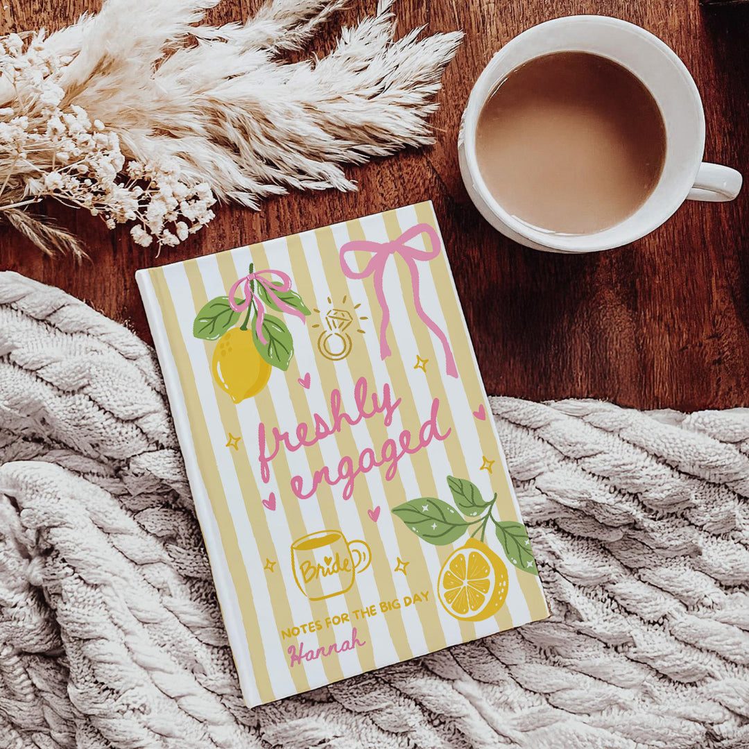 Journal de planification de mariage personnalisé pour jeunes fiancés