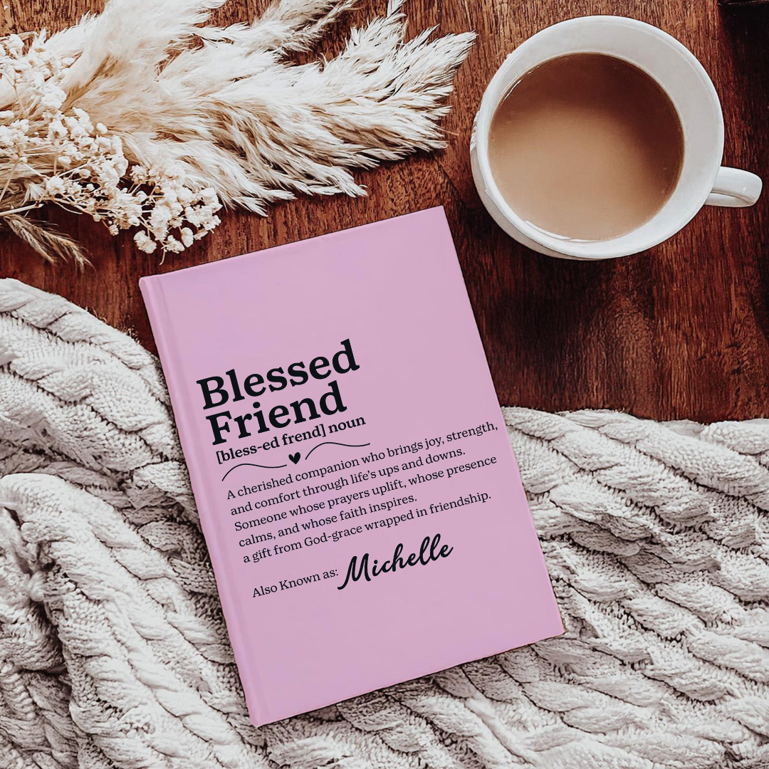 Personalized Blessed Friend Journal