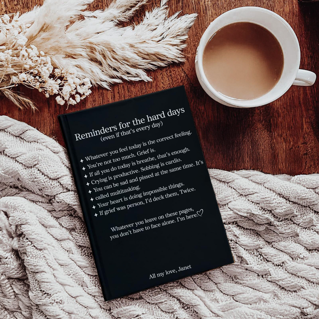 Personalized Grieving Friend Motivational Journal