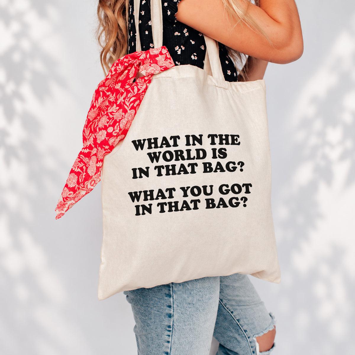 ¿Qué demonios hay en esa bolsa de tela?
