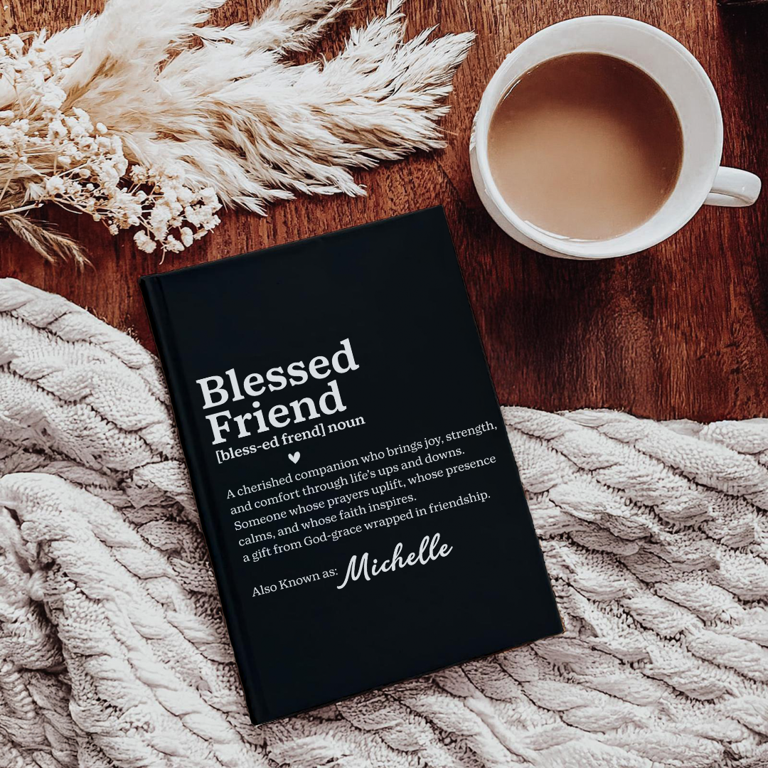 Personalized Blessed Friend Journal