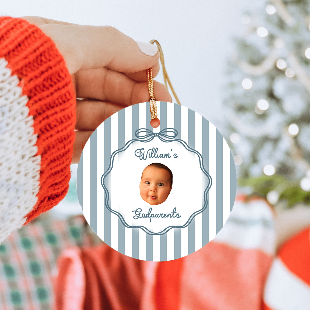 Personalisiertes Patenornament