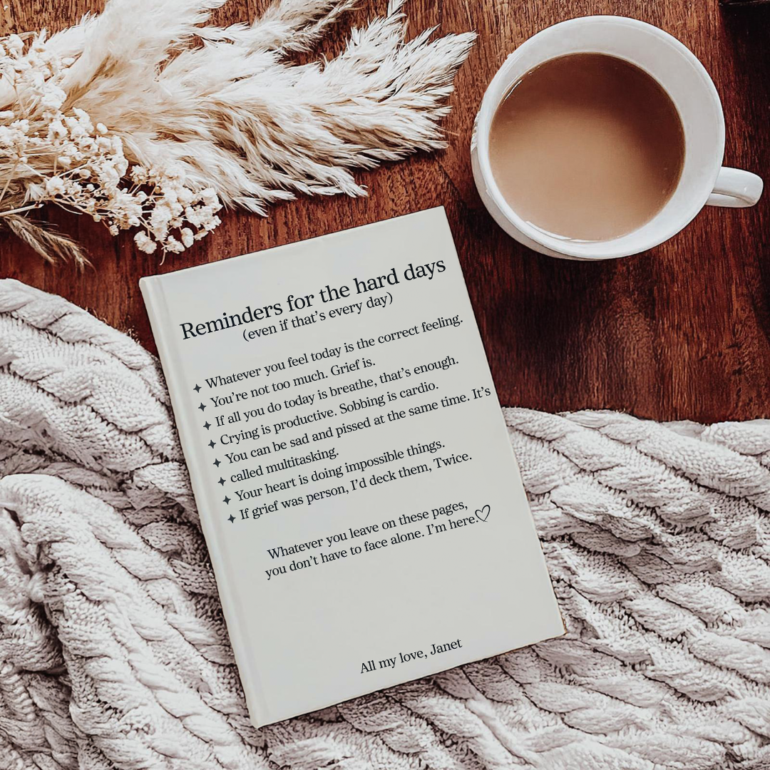 Personalized Grieving Friend Motivational Journal