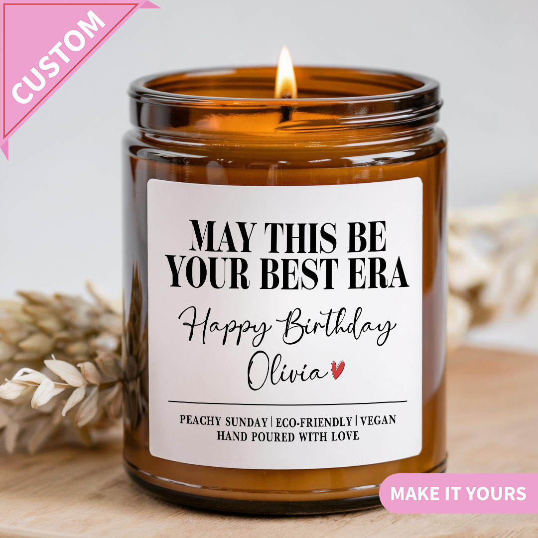 Custom Best Era Unique Gift Candle