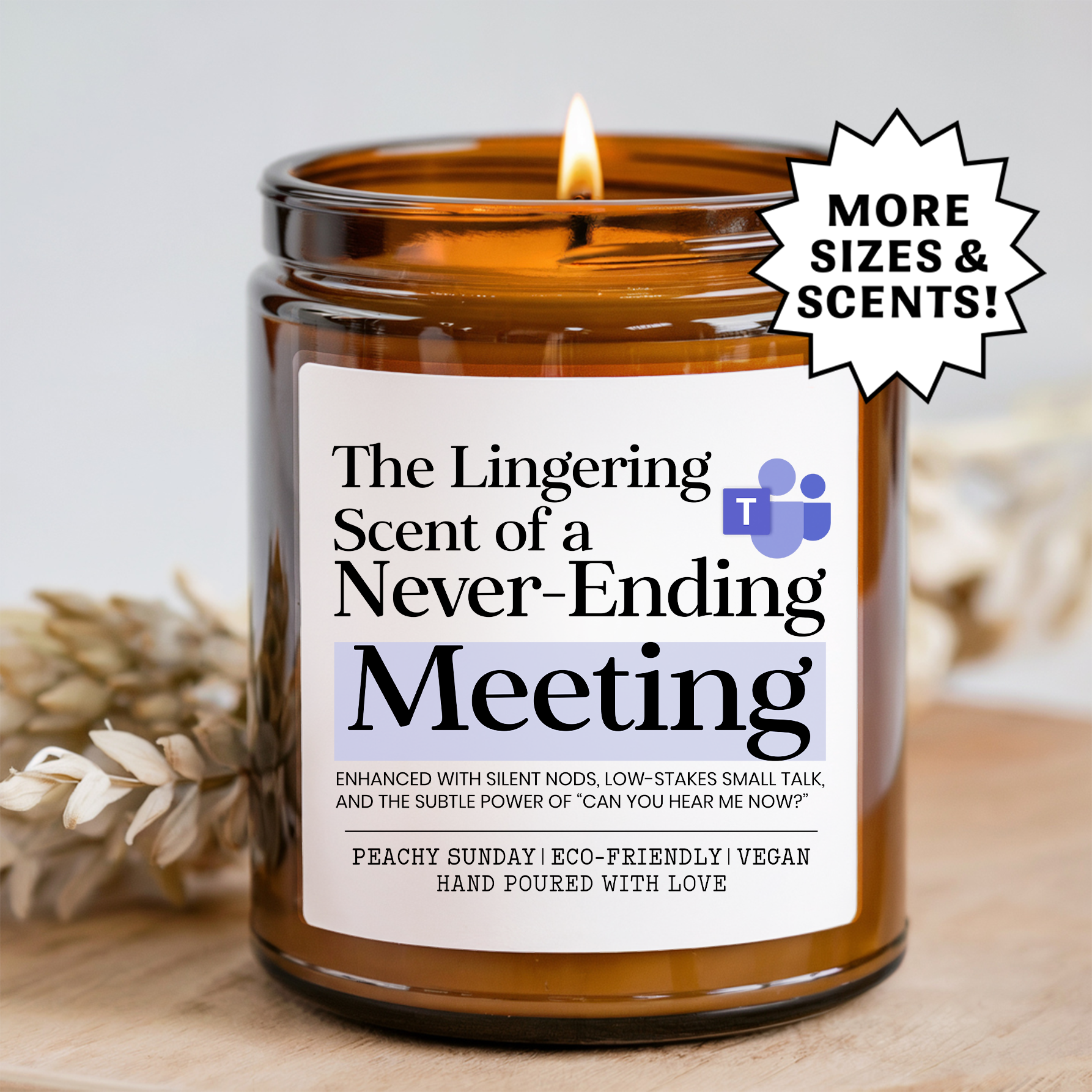 The Lingering Scent Of A Never Ending Meetings Candle