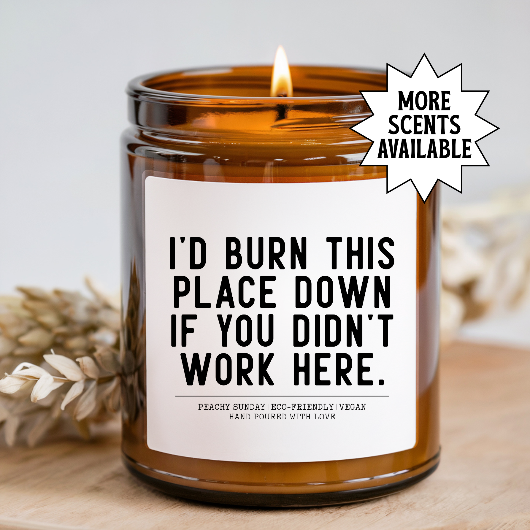 Scented Candles, Coconut Apricot Wax (4oz, 9oz)