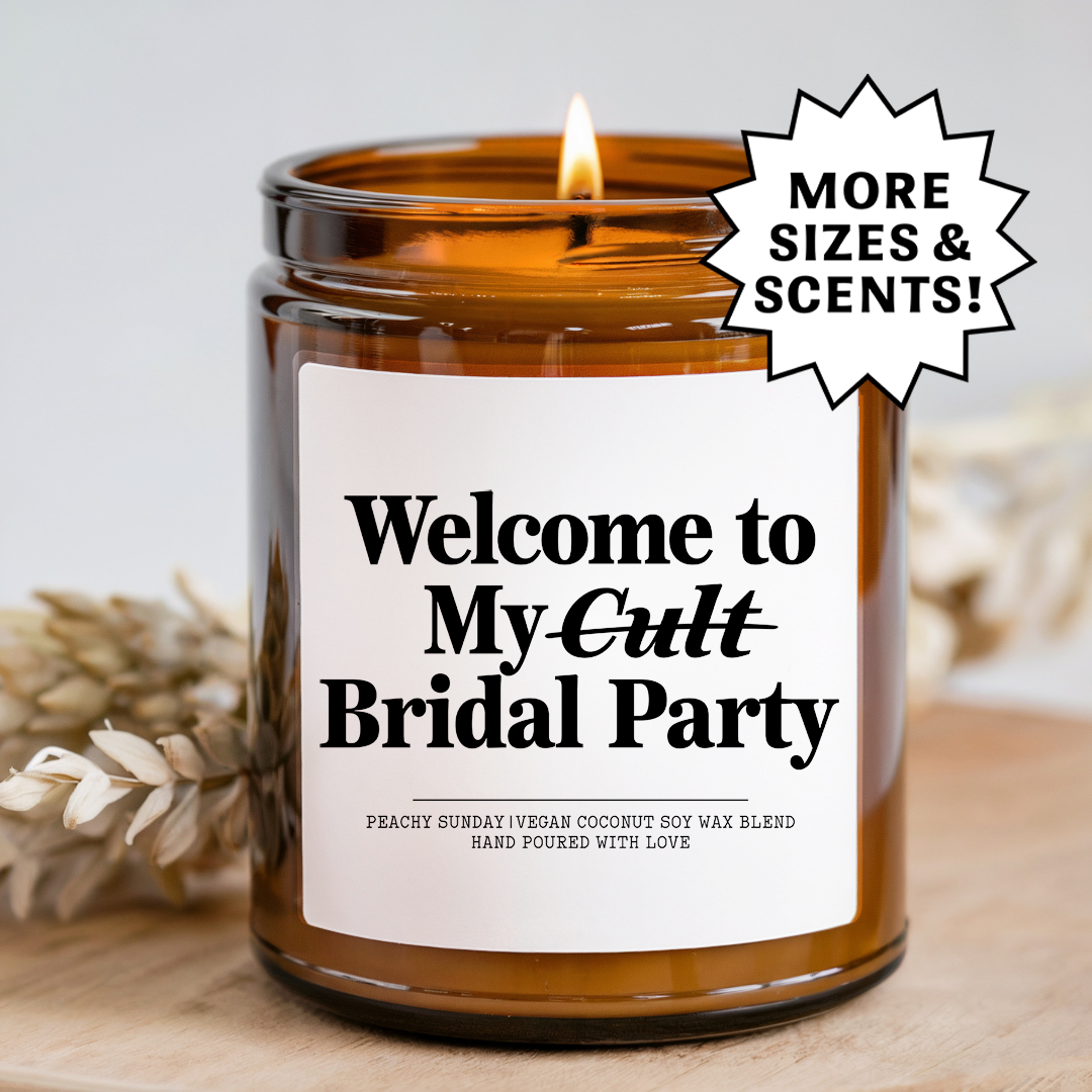 Welcome To My Bridal Party Candle