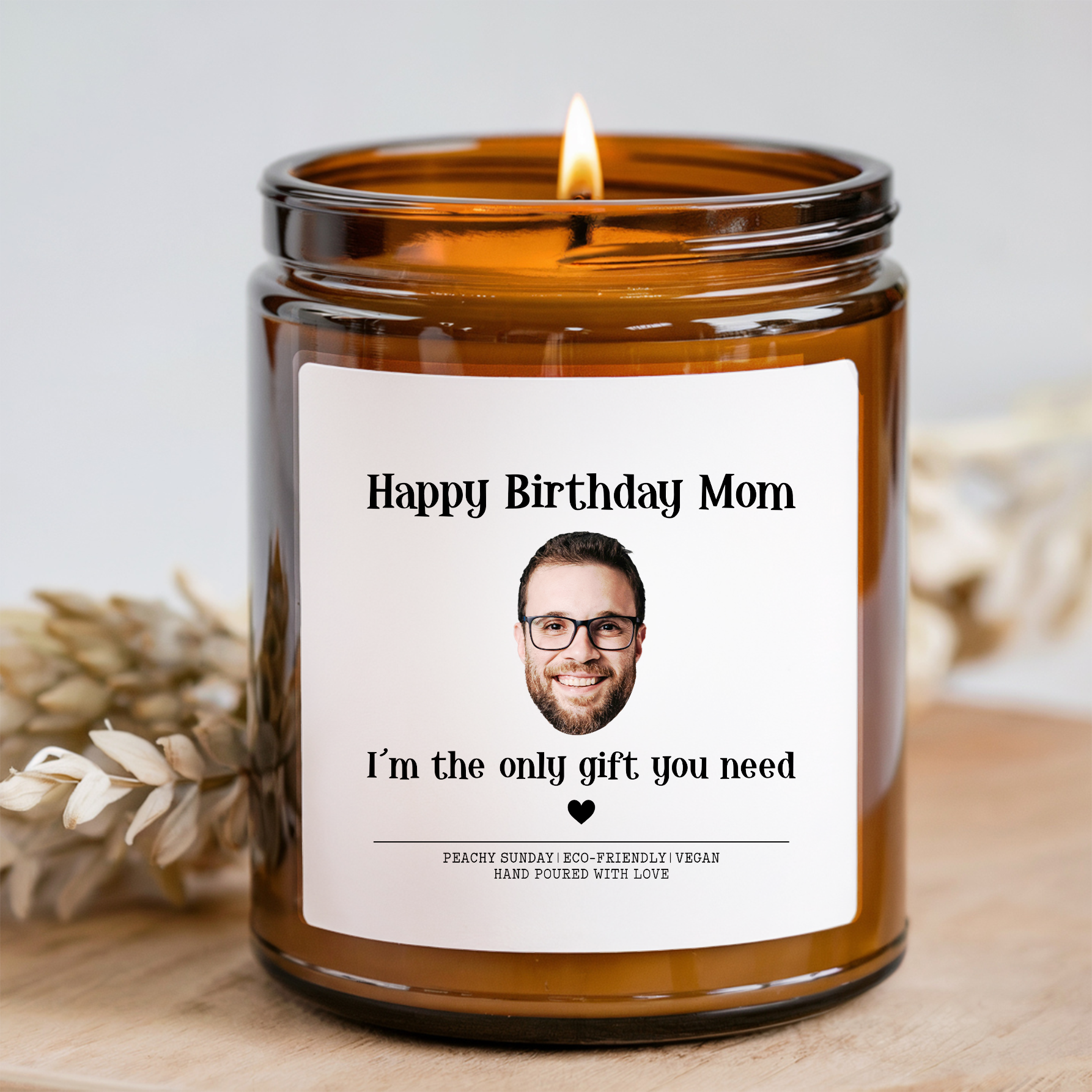 Personalized Face Candle
