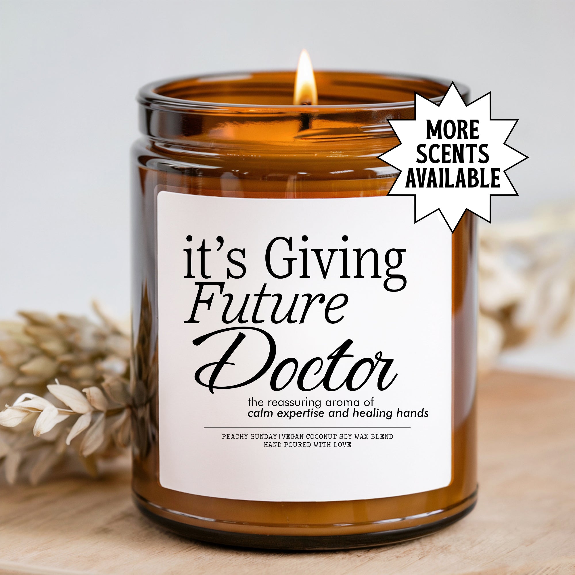 It's Giving Future Doctor Candle