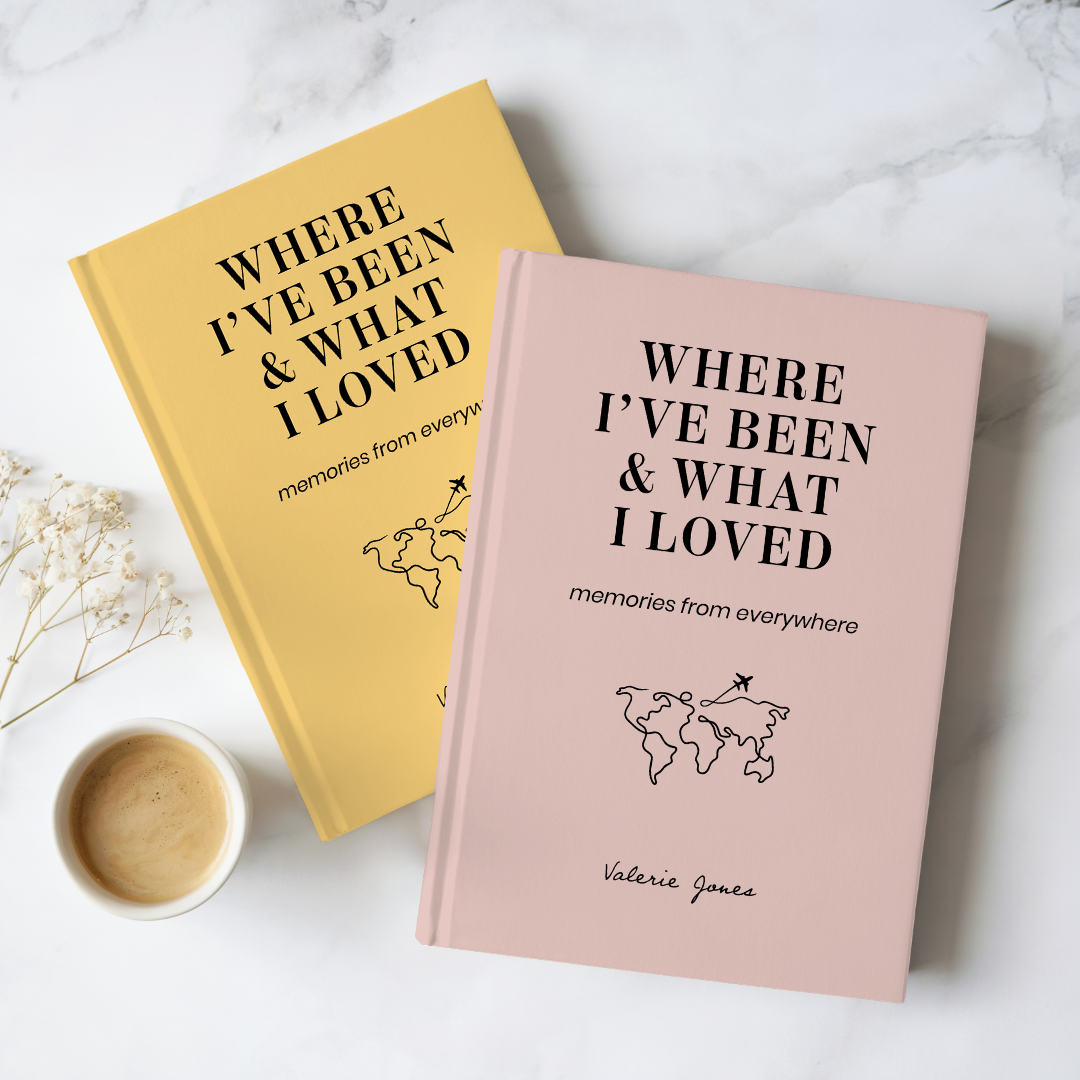 Personalized Where I’ve Been And What I Loved Journal