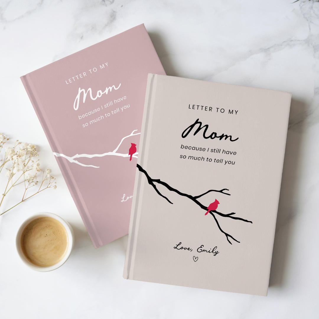Personalisiertes Trauertagebuch mit Briefen an meine Mutter
