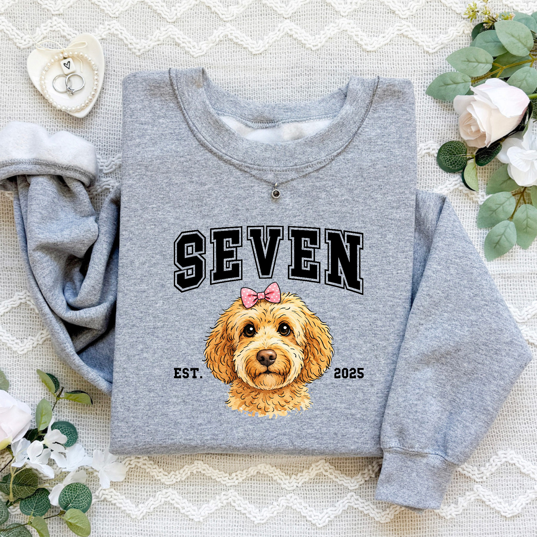 Personalized Dog Face Sweatshirt