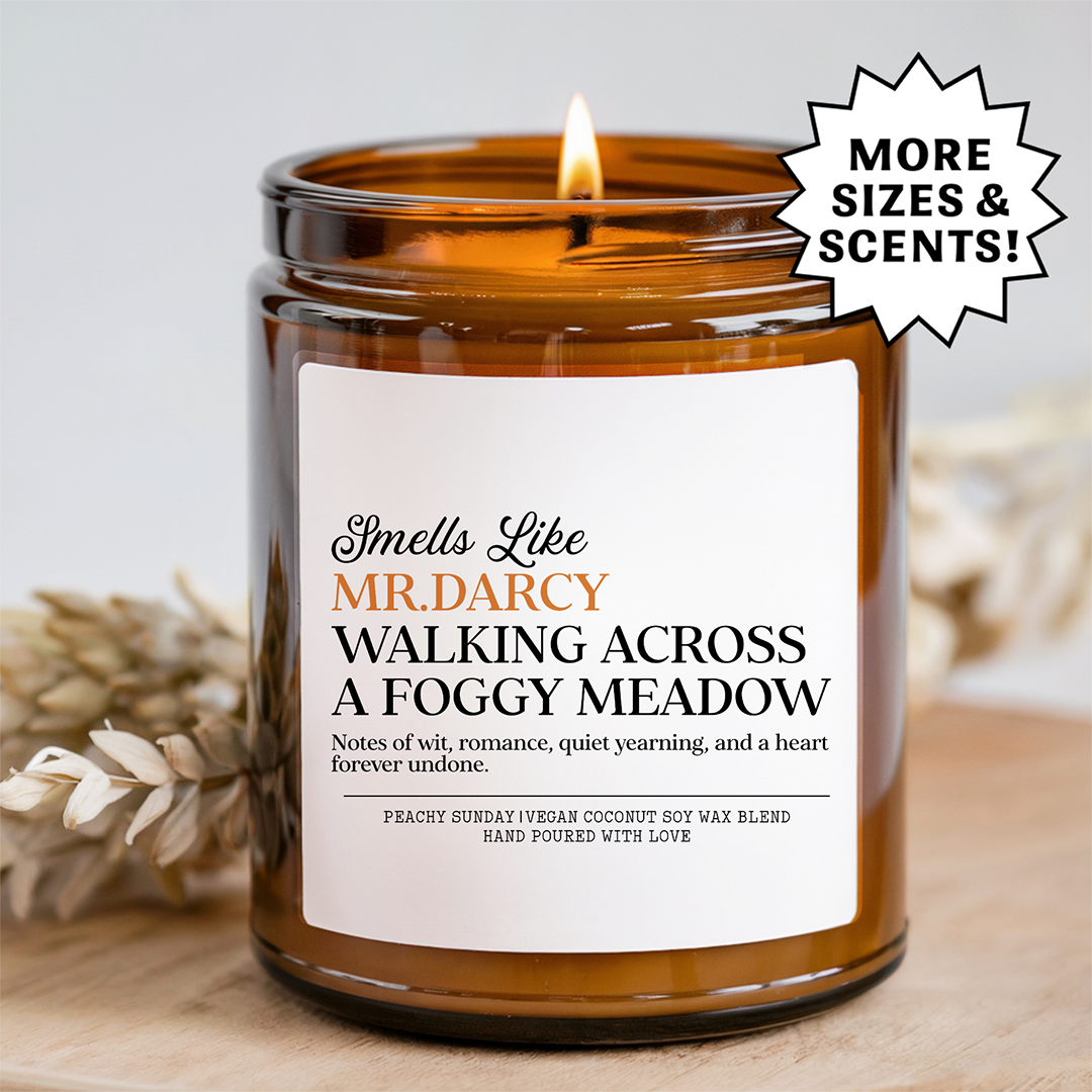 Smells Like Mr.Darcy Walking Across A Foggy Meadow Candle