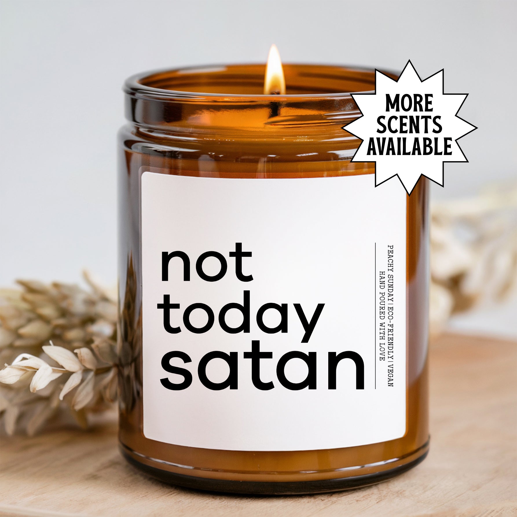 Vela «Hoy no, Satanás»