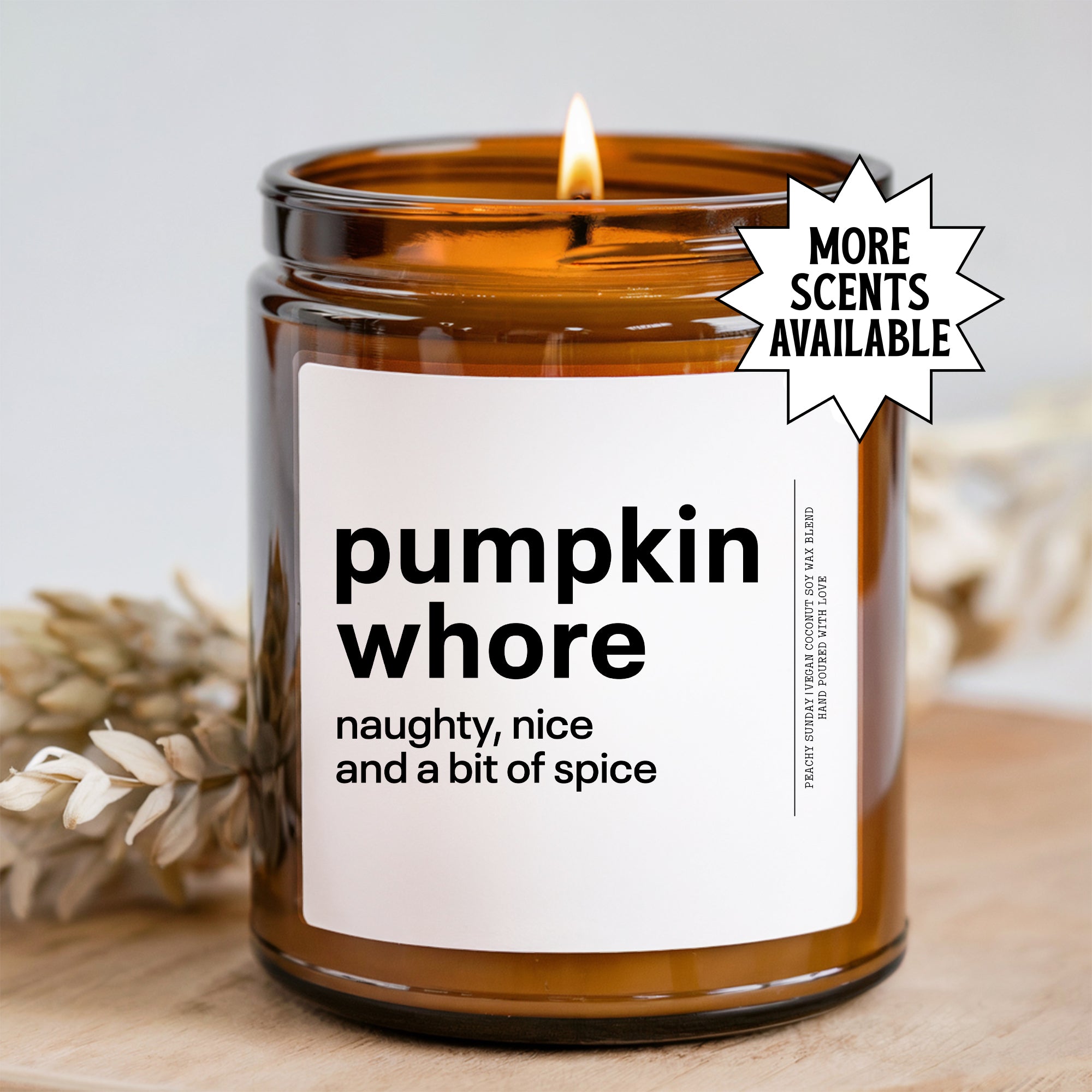 Pumpkin Whore Candle