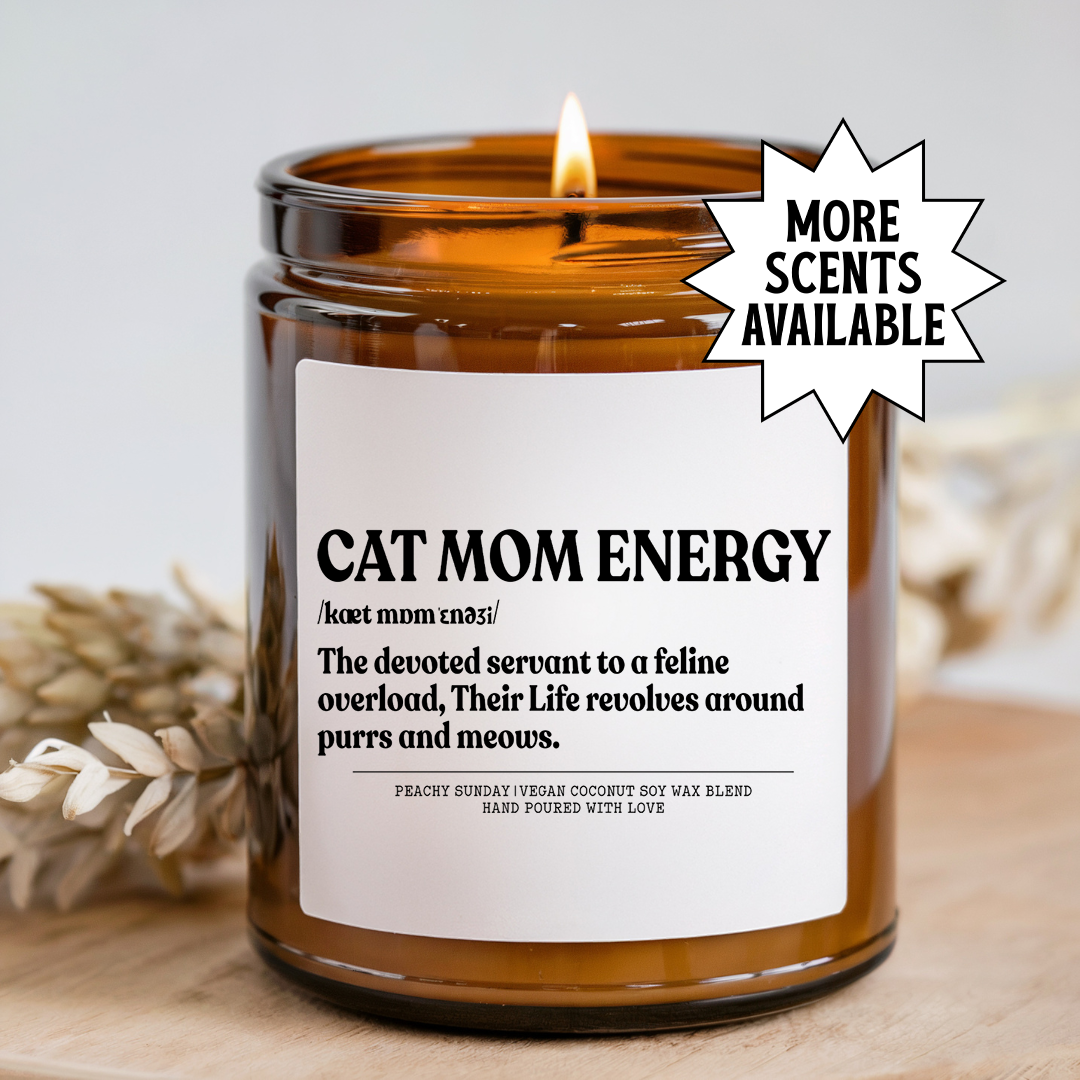 Cat Mom Energy Candle