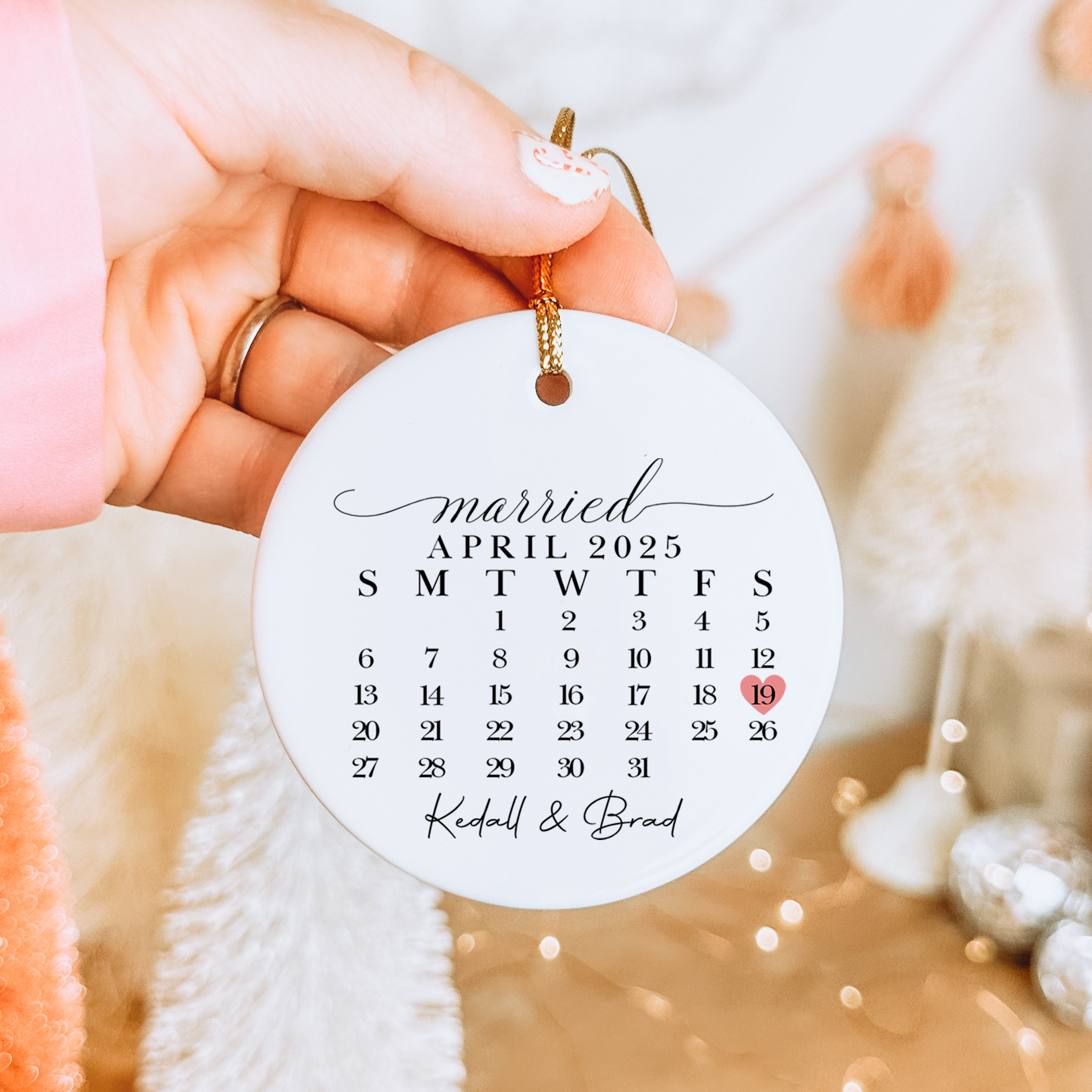 Here's To The Months That Turned Into Years Ornament