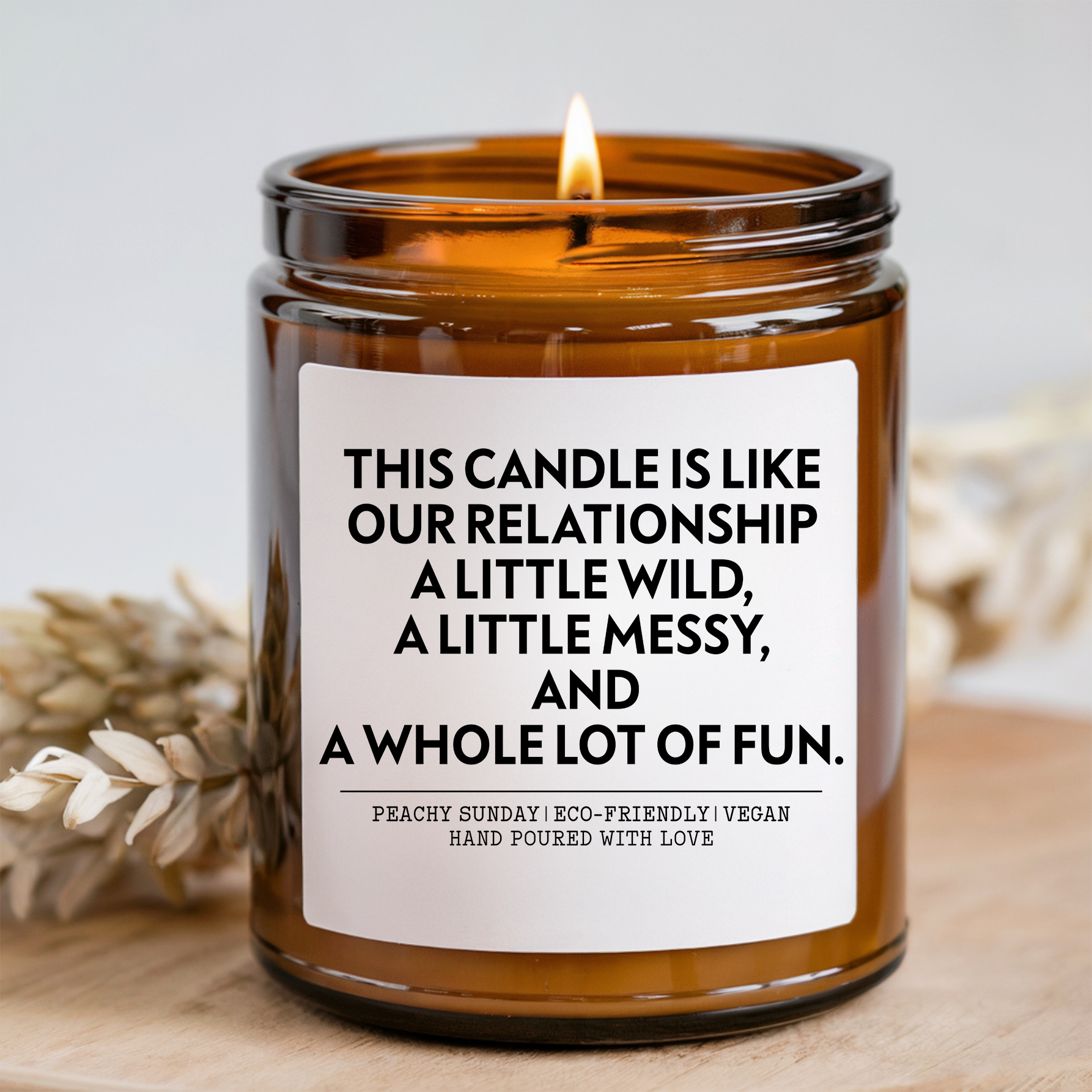 This Candle Is Like Our Relationship Funny Scented Soy Candle