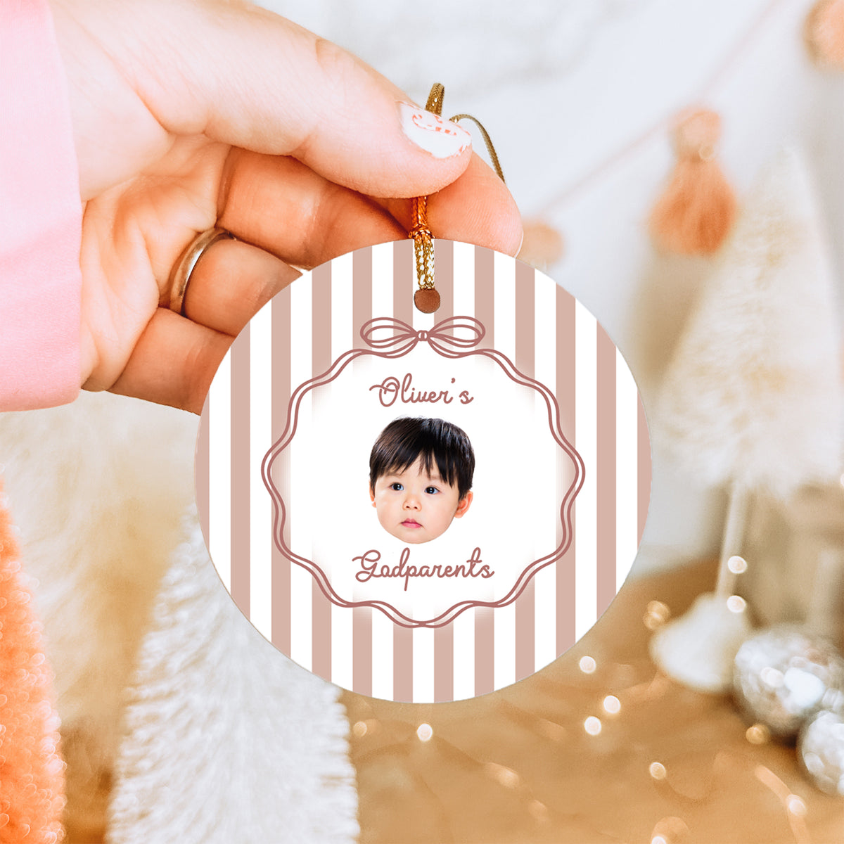 Personalisiertes Patenornament