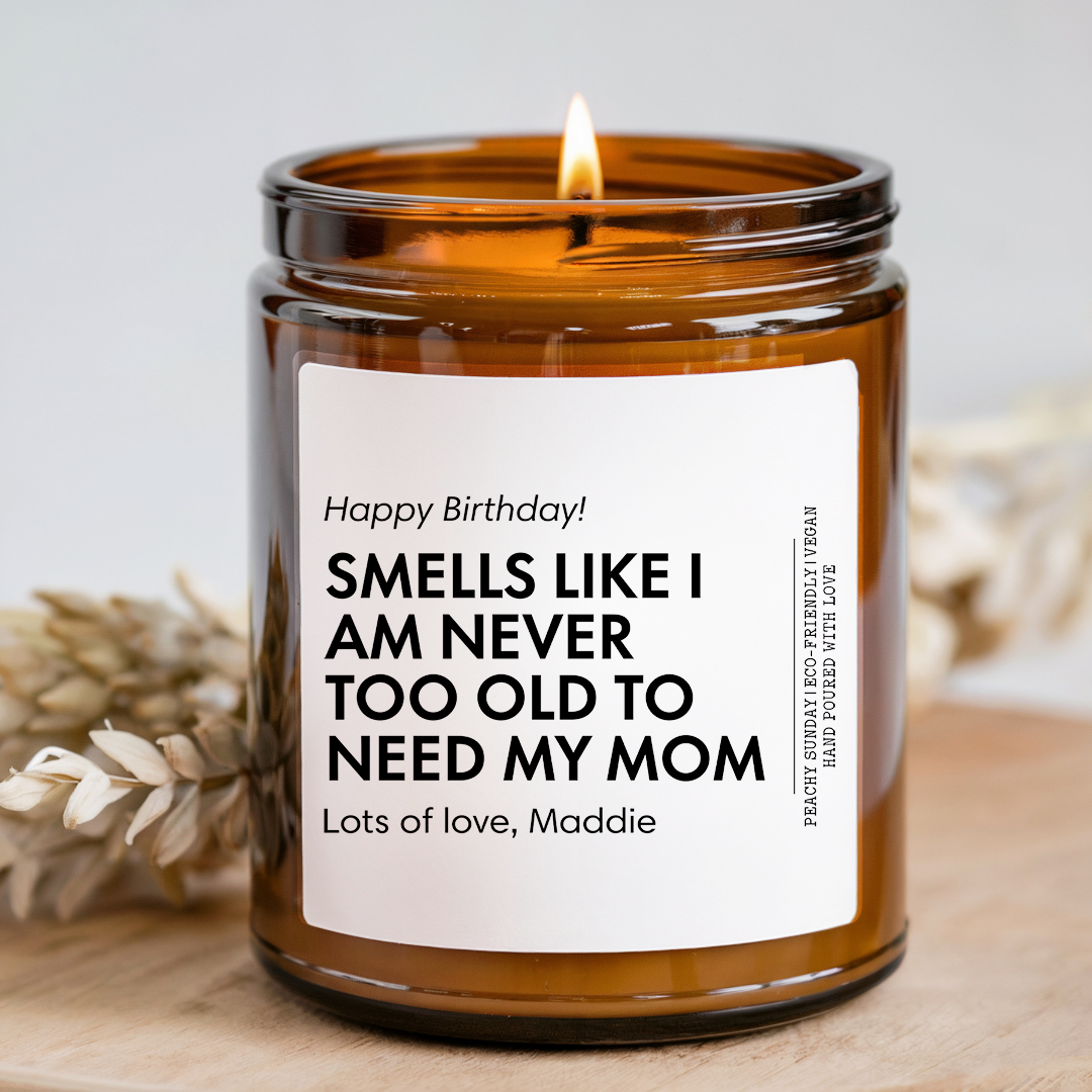 Personalized Best Mom Candle