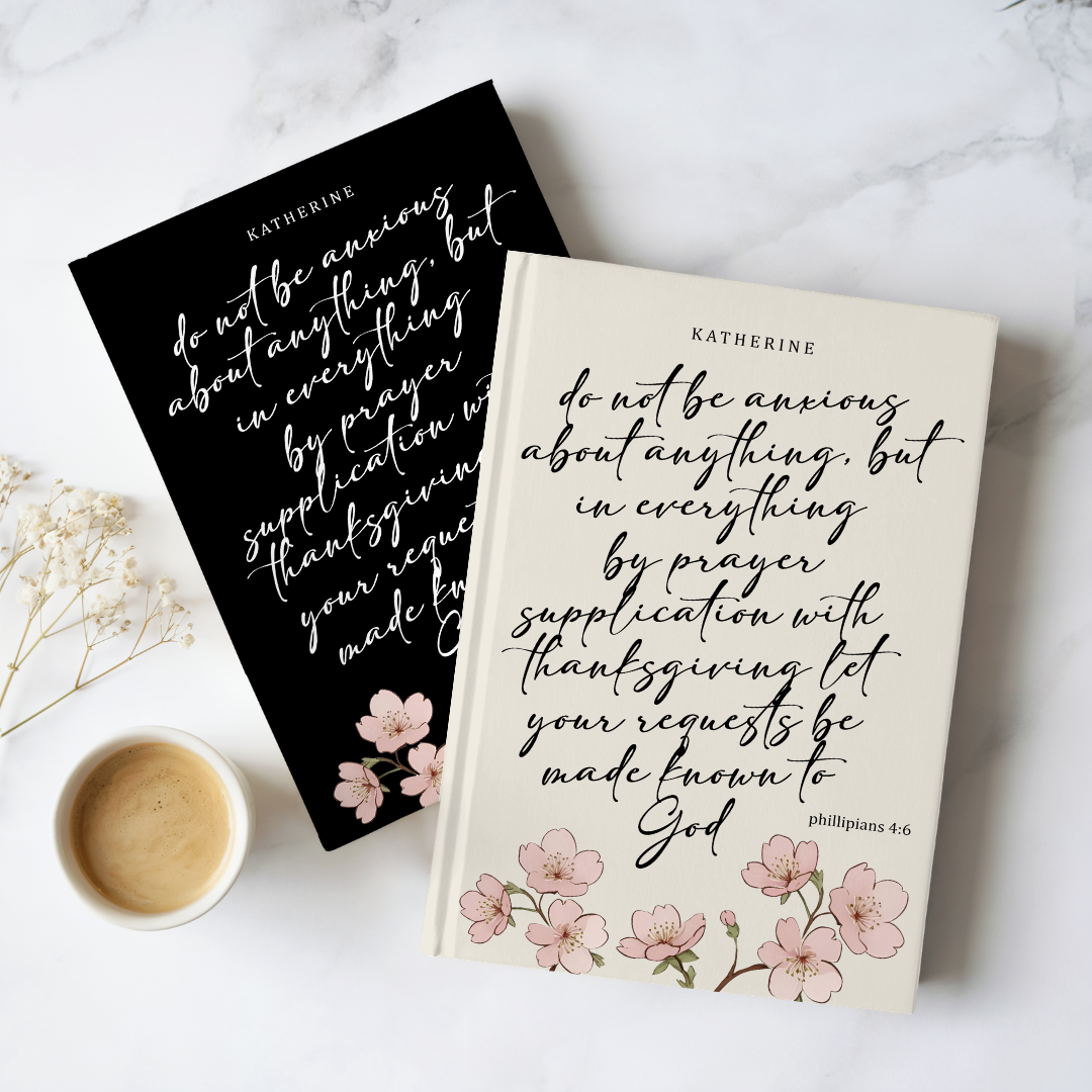 Personalized Christian Gift Prayer For Women Gratitude Journal