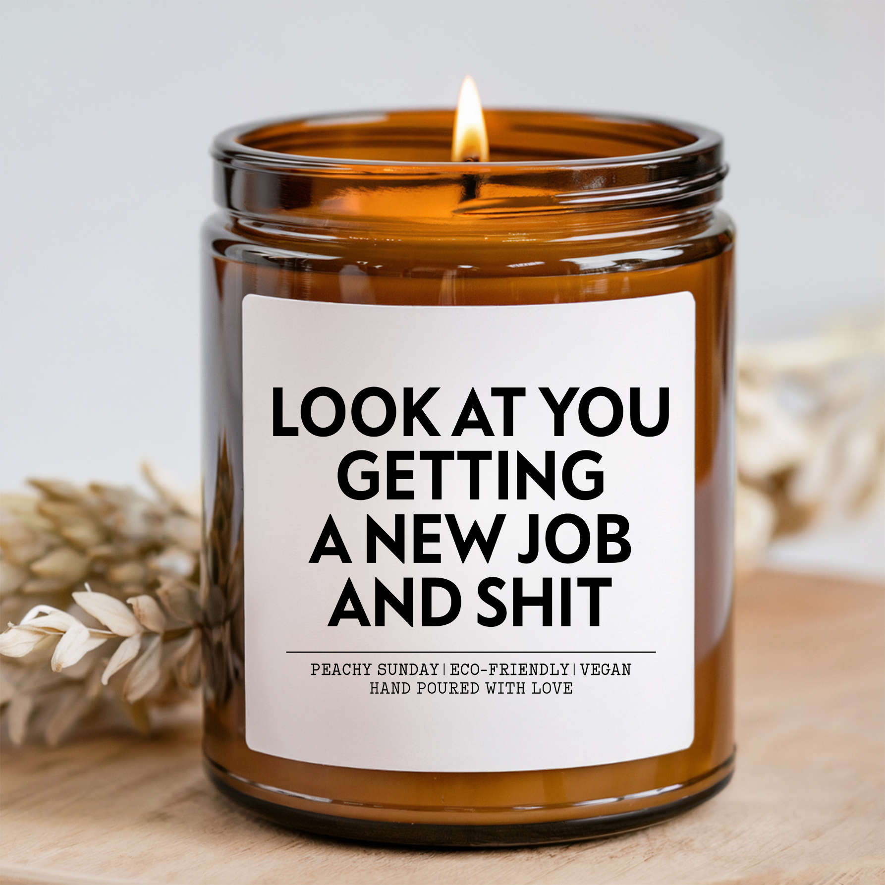 Congrats On Your New Job Gift Candle