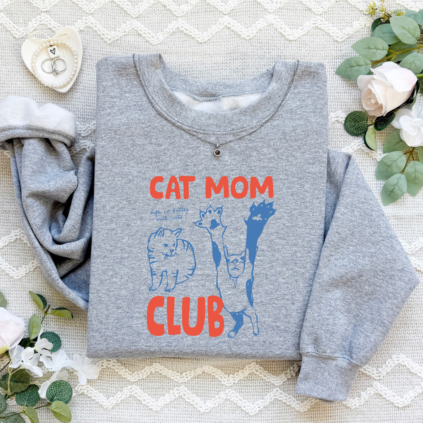 Cat Mom Club Sweatshirt