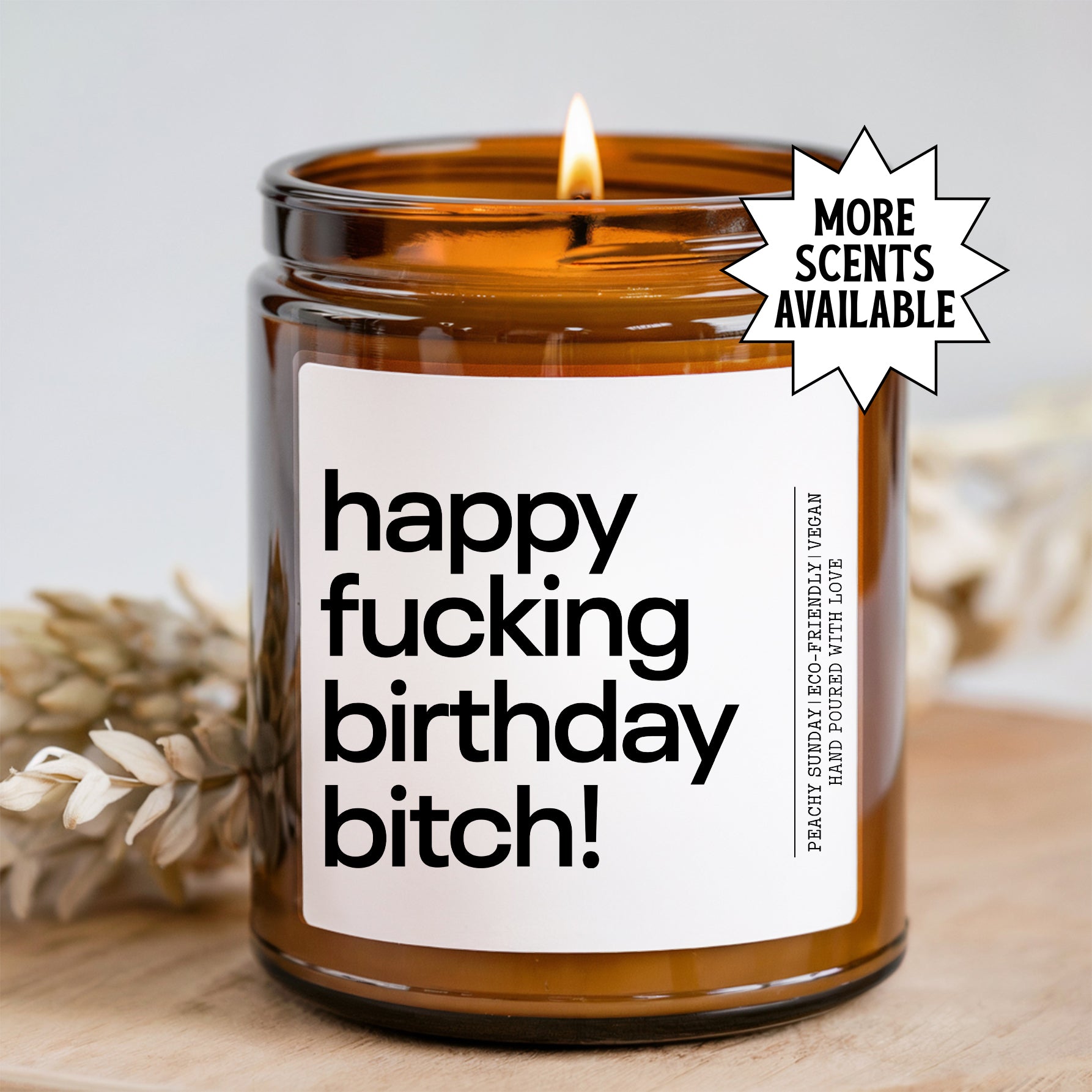 Alles Gute zum f_cking Geburtstag, B_tch-Kerze