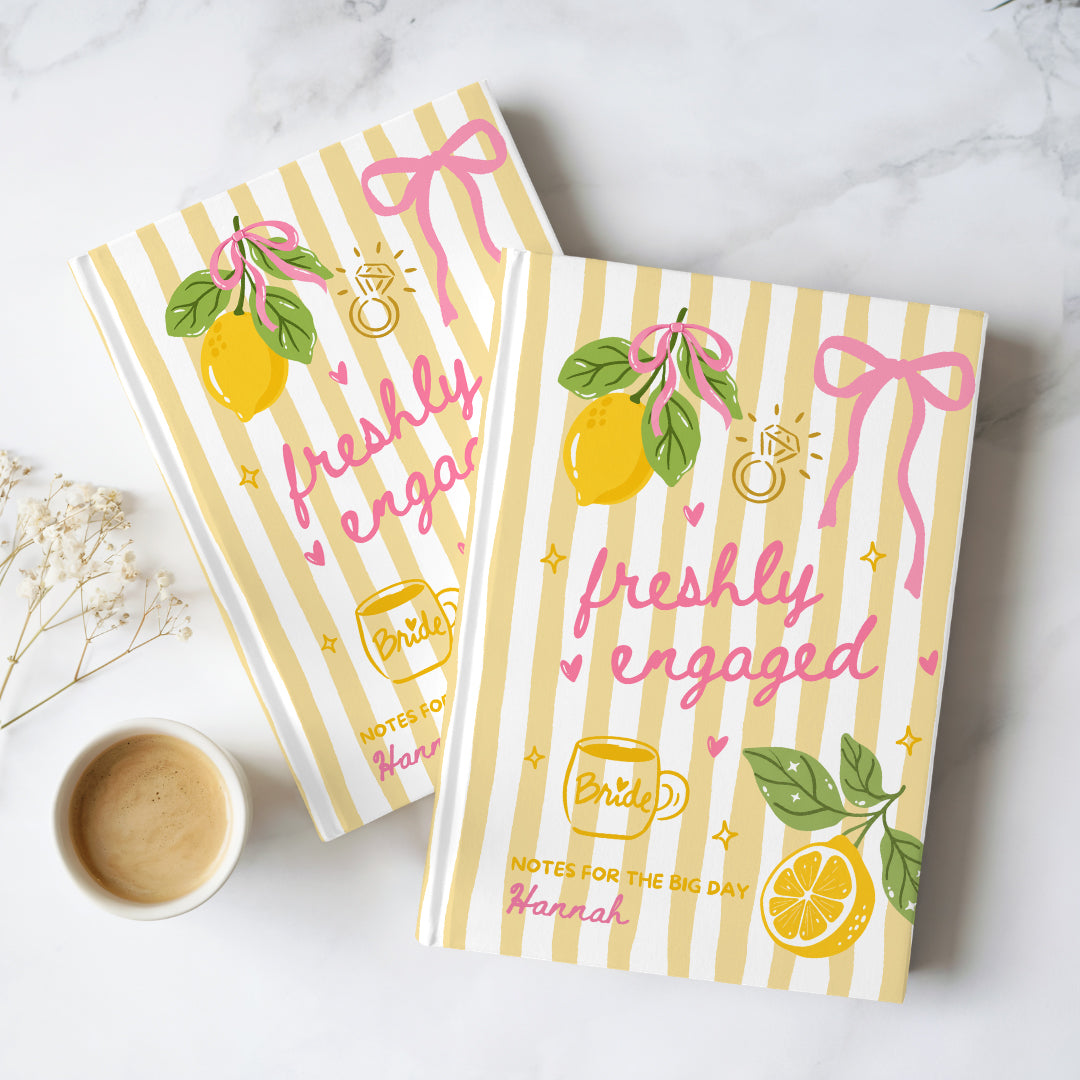 Journal de planification de mariage personnalisé pour jeunes fiancés