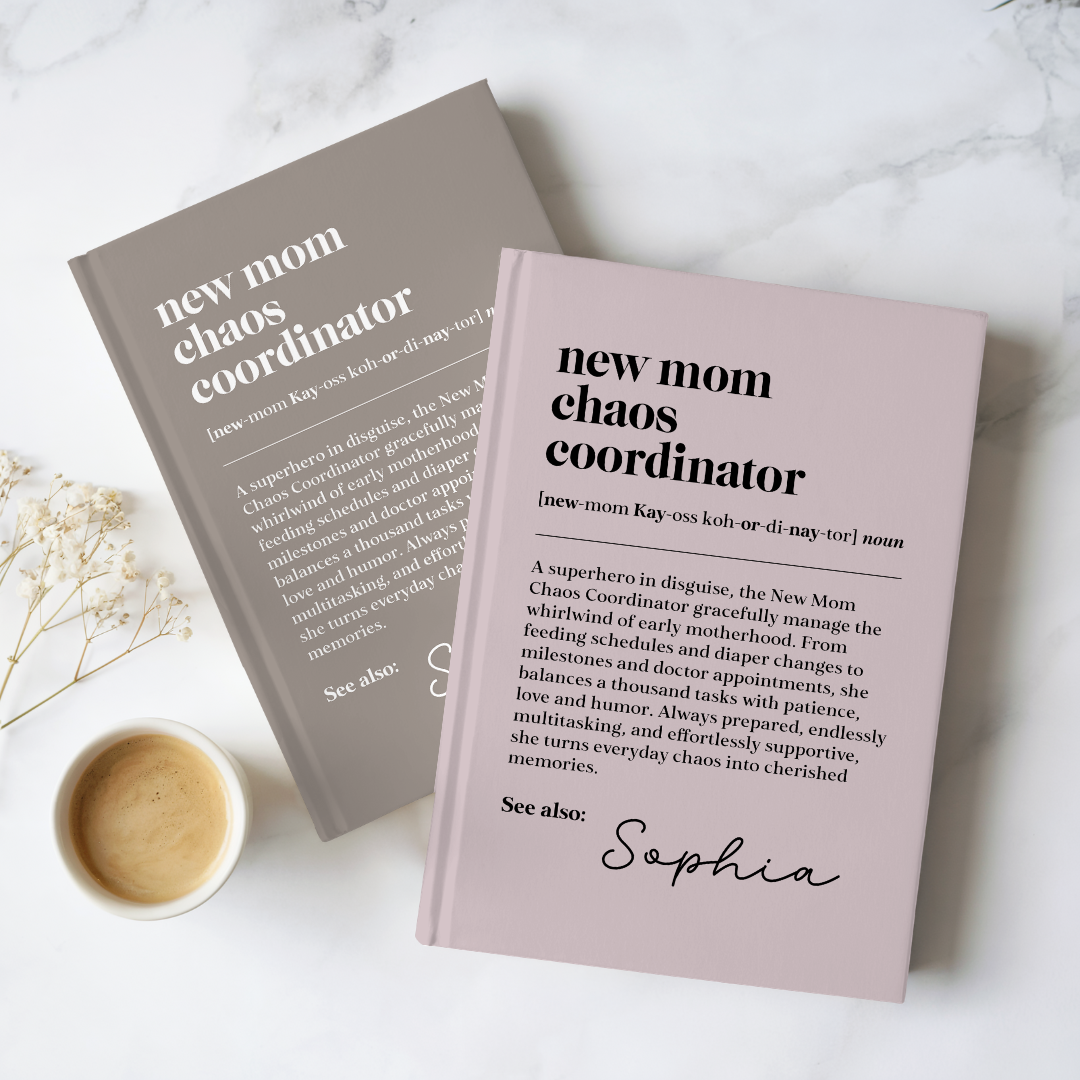 Personalized New Mom Chaos Coordinator Journal
