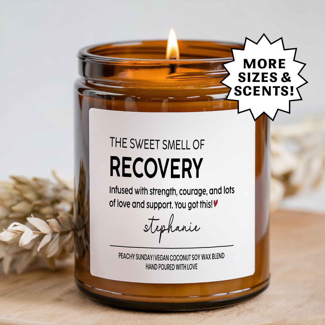 Encouragement Get Well Soon & Recovery Gift Candle