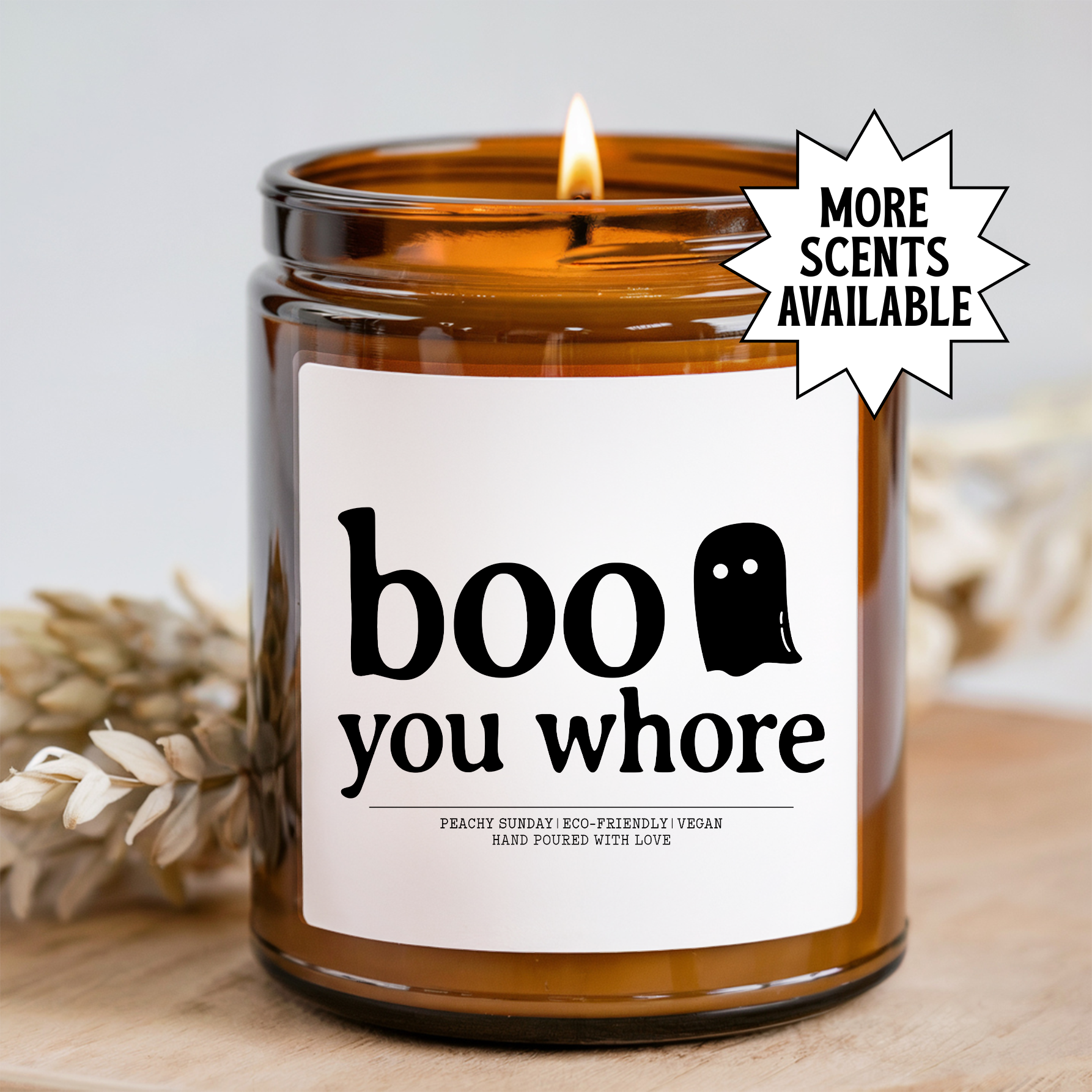 Bougie « Boo You Whore »