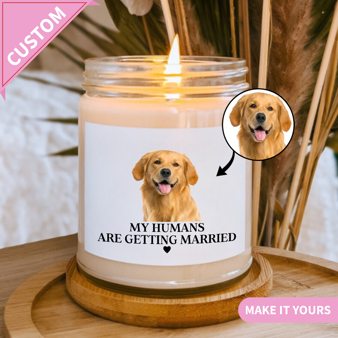 Custom Pet Dog or Cat Gift for Any Occasion Candle
