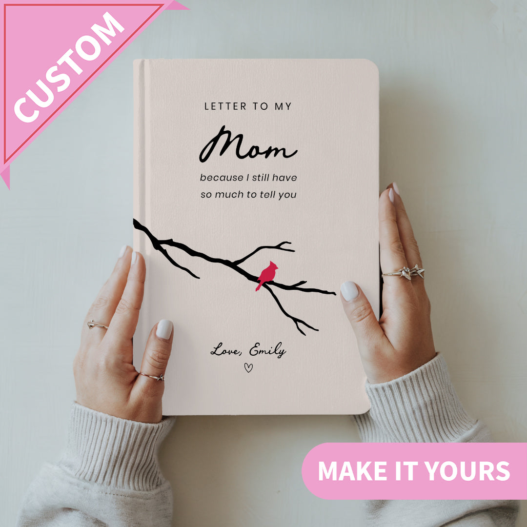 Personalisiertes Trauertagebuch mit Briefen an meine Mutter