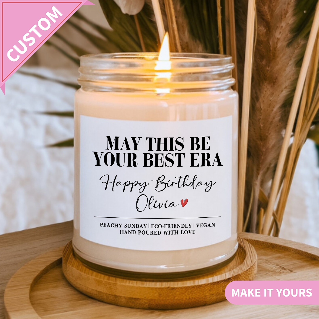 Custom Best Era Unique Gift Candle