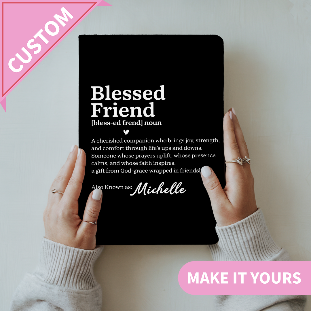 Personalized Blessed Friend Journal
