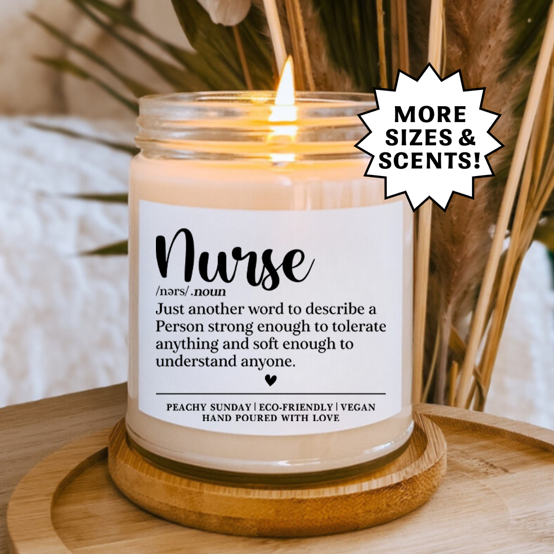 Nurse Appreciation Gift Candle