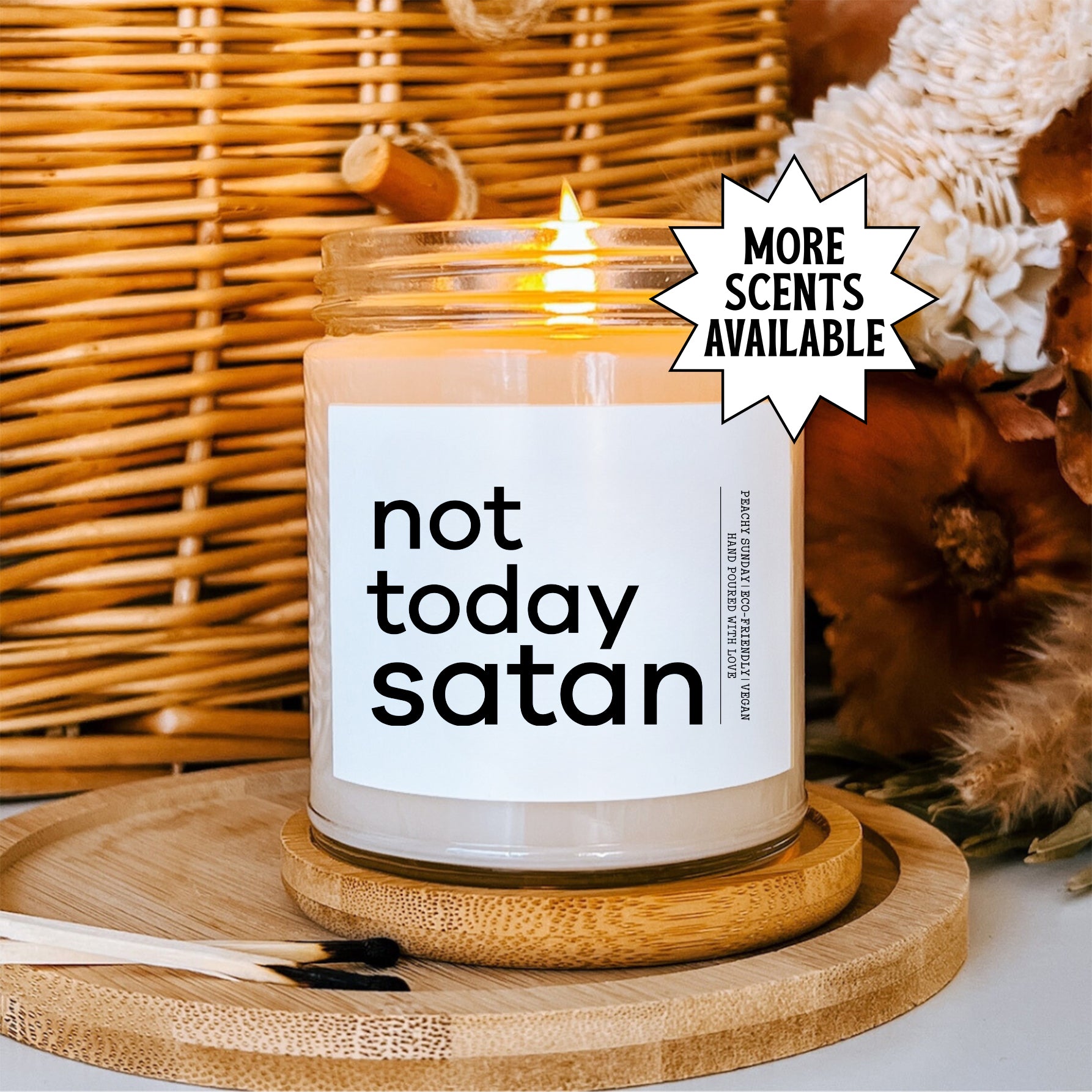 Vela «Hoy no, Satanás»
