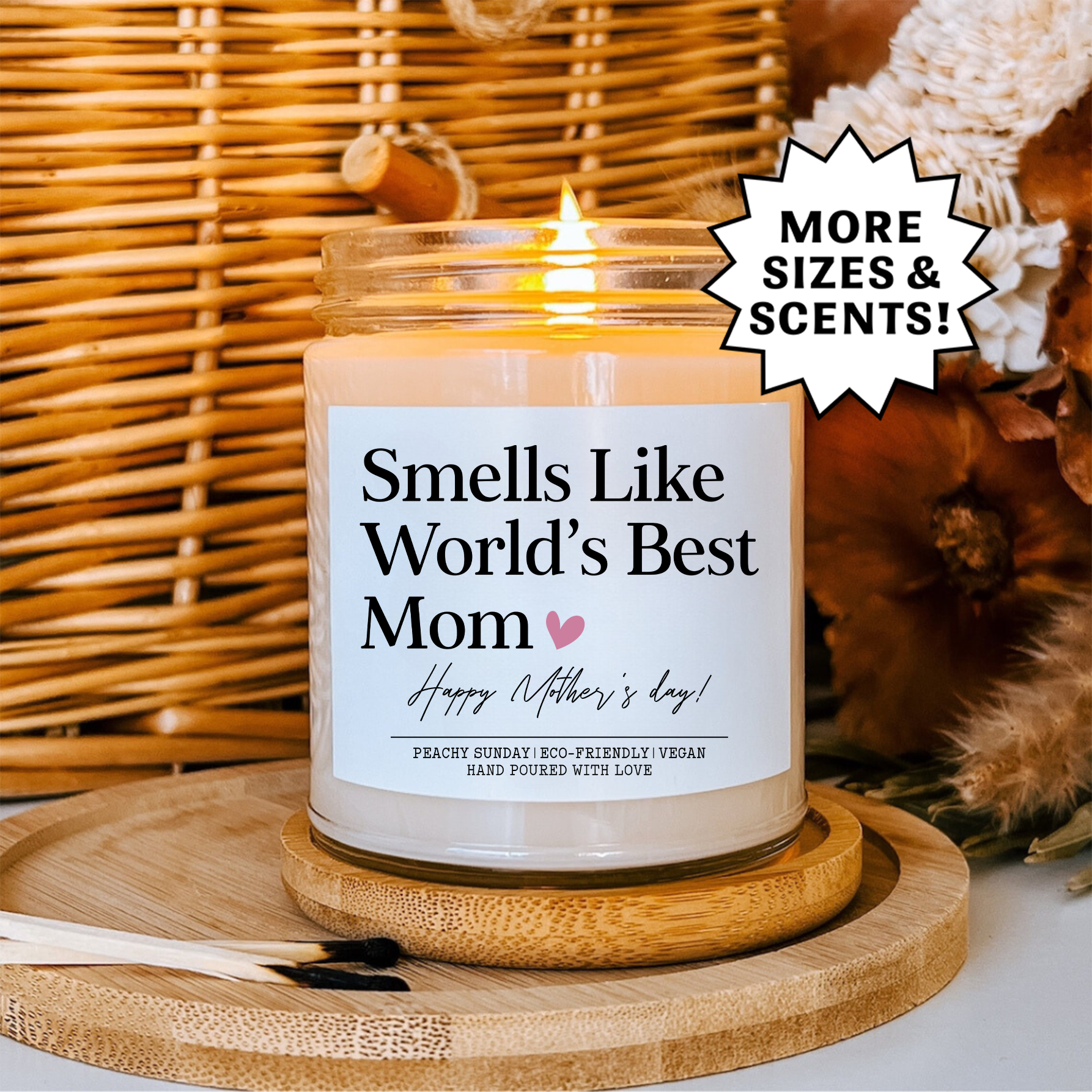 Smells Like World's Best Mom Candle