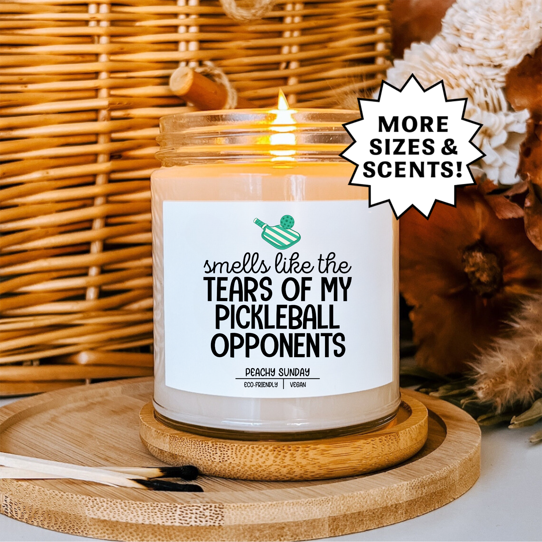 Smells Like The Tears Of My Pickleball Candle