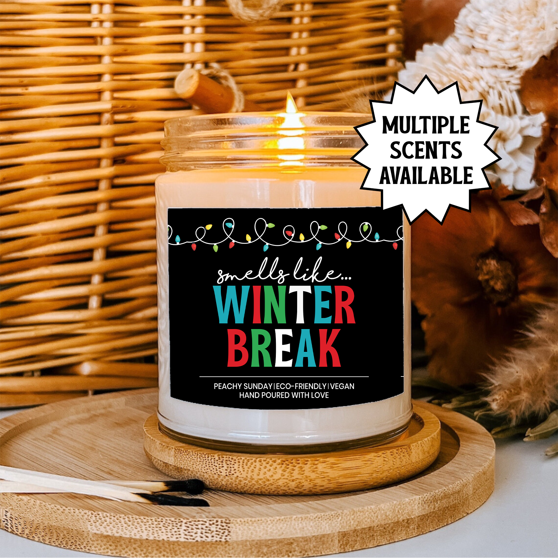 Christmas Smells Like Winter Break Candle