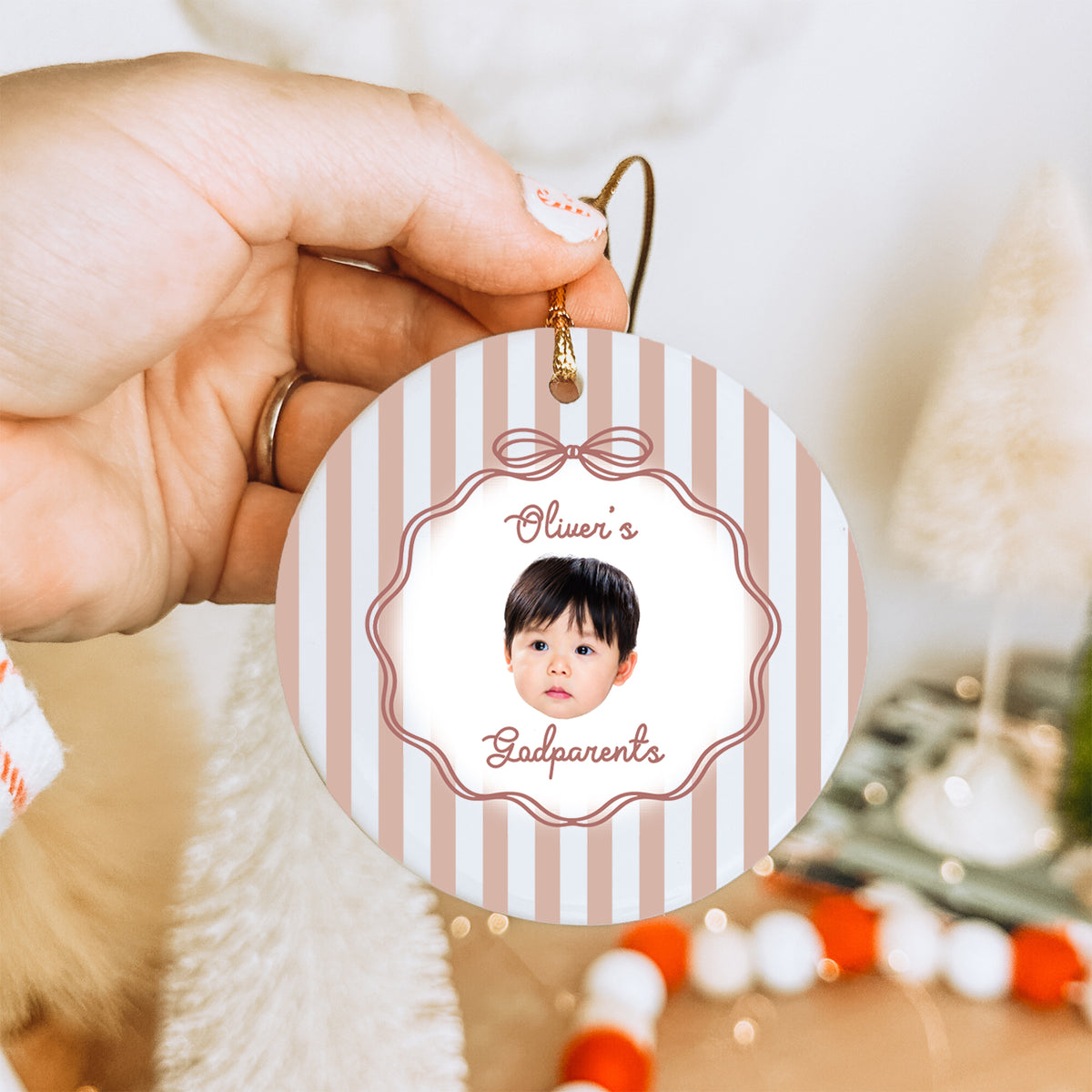 Personalisiertes Patenornament
