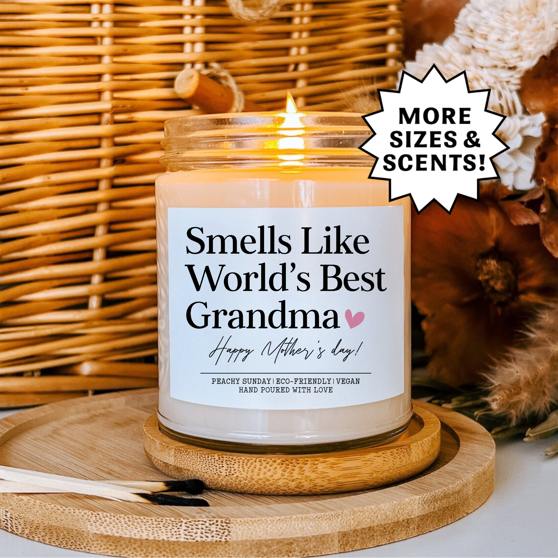 Smells Like World's Best Grandma Candle