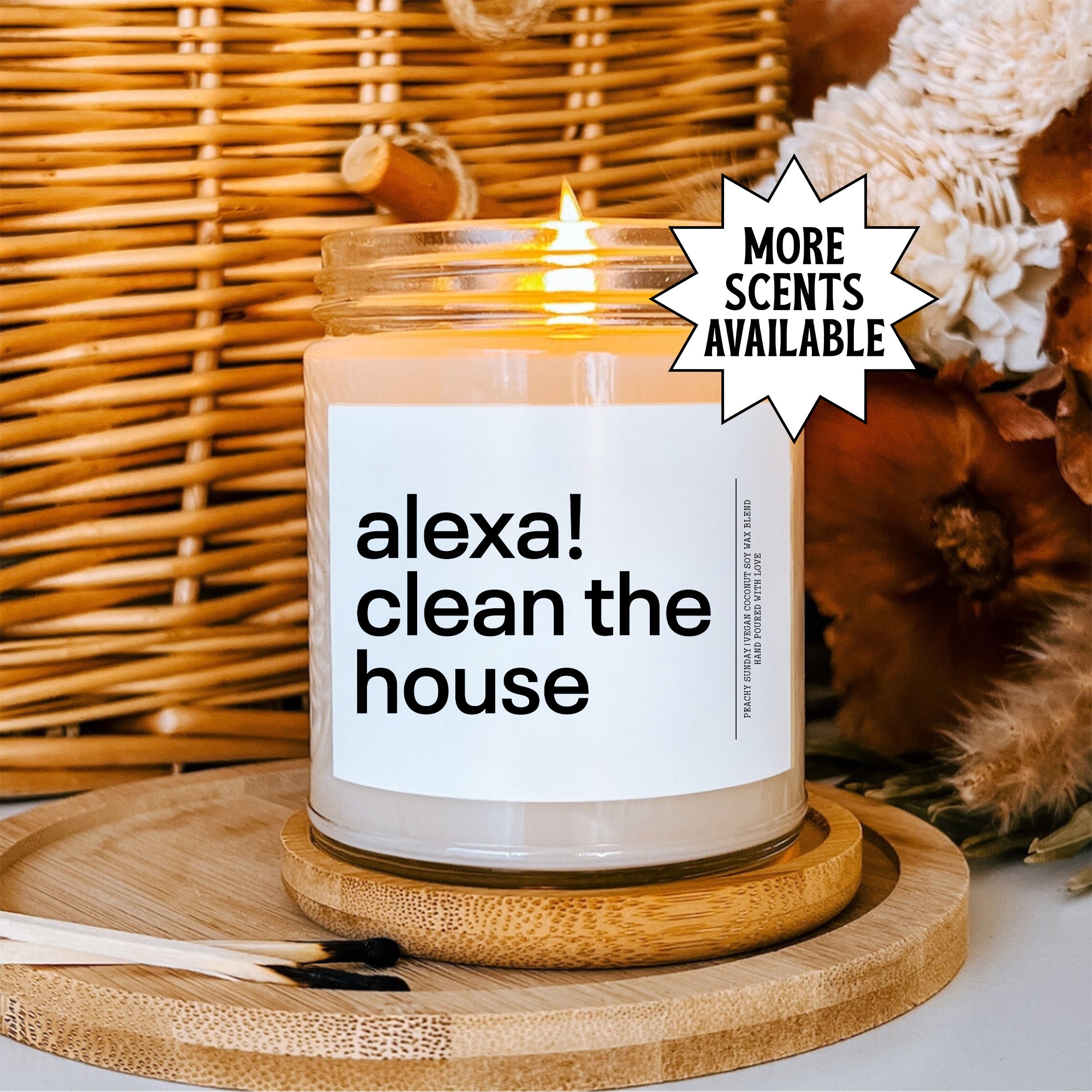 Vela «Alexa, limpia la casa»