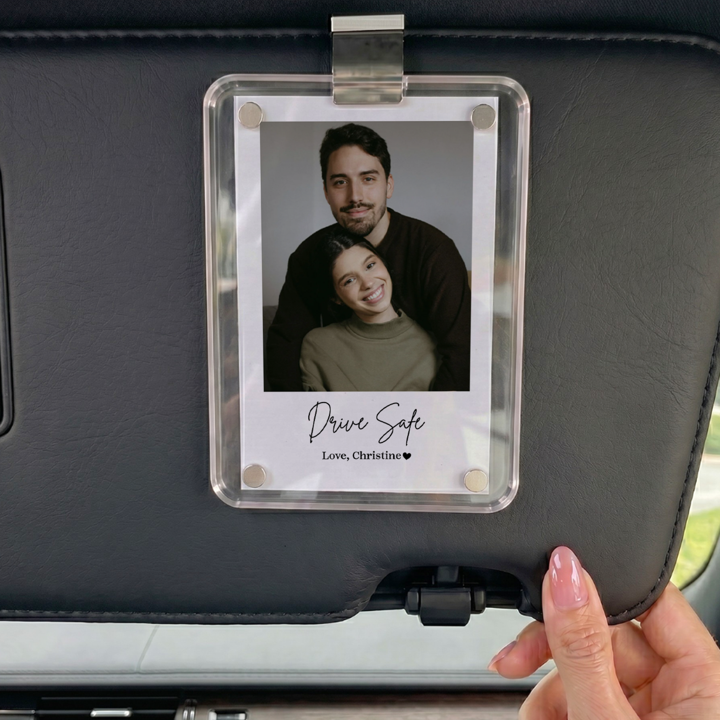 Personalized The Love Of My Life Car Visor Clip