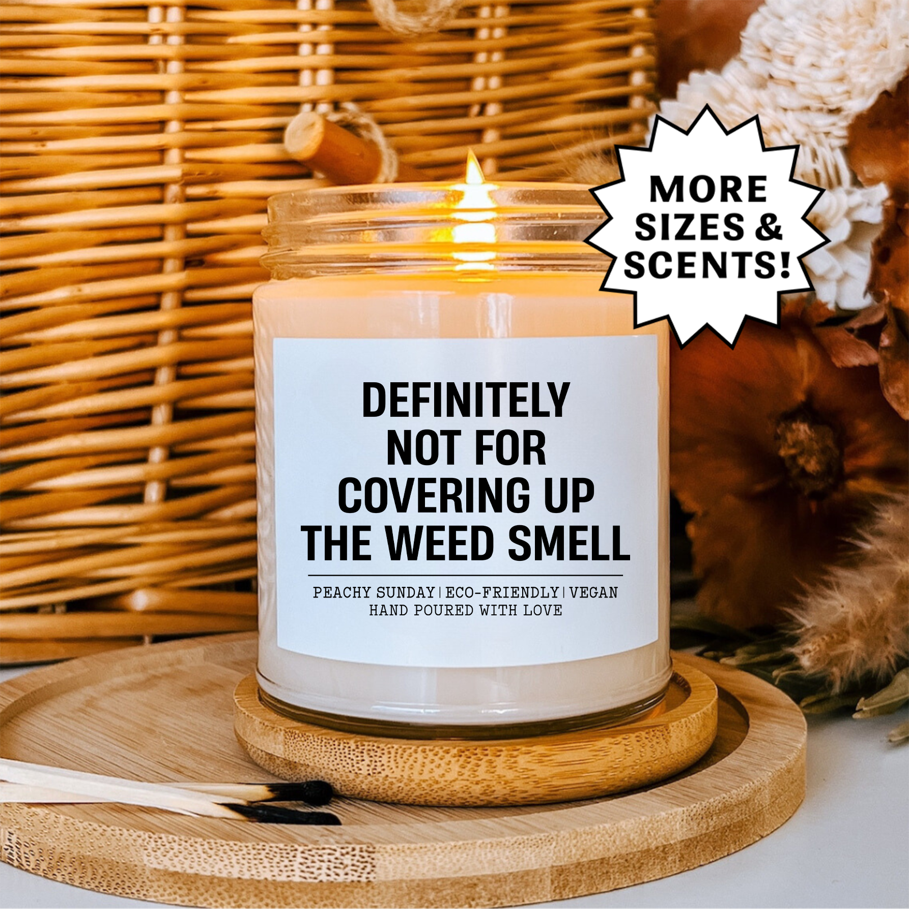 Definitely Not For Covering Up The Smell Candle